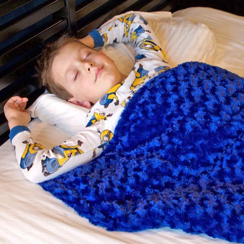 Adult Weighted Blanket 190x102cm Heavy Sensory AnxietySleep Relief Autism 15lbs 