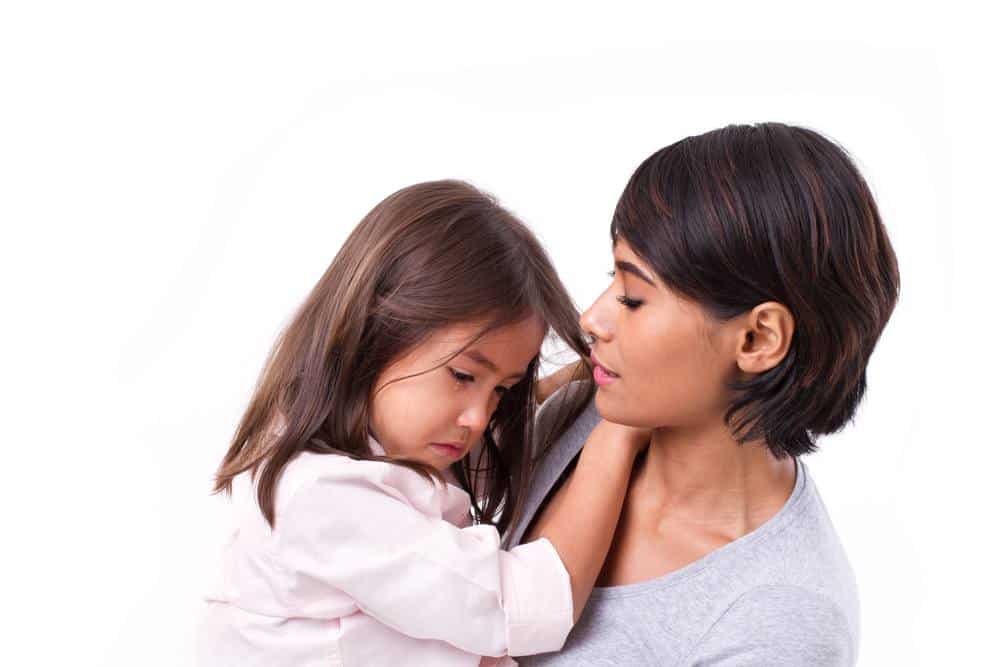 Mother Comforting Child