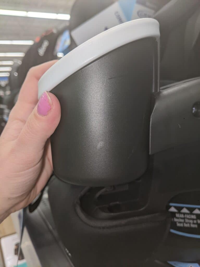 left cup holder install